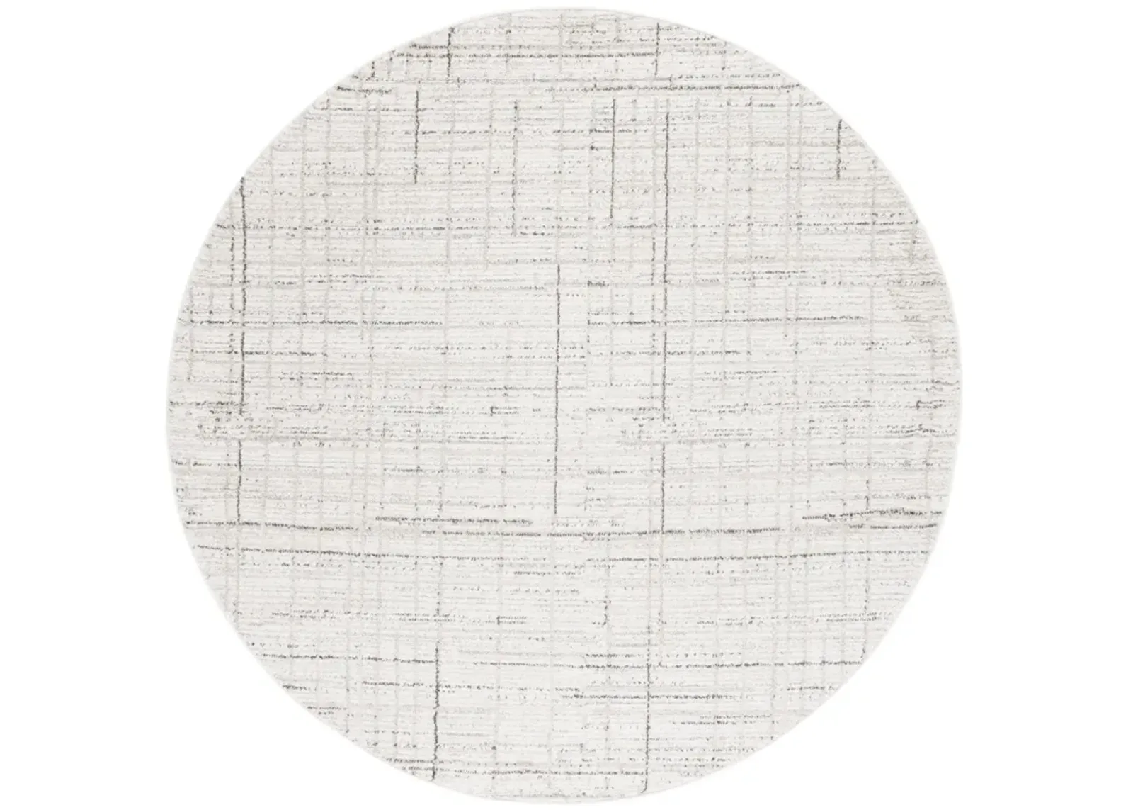 NORTHPORT 420 IVORY  6'-7' x 6'-7' Round Round Rug