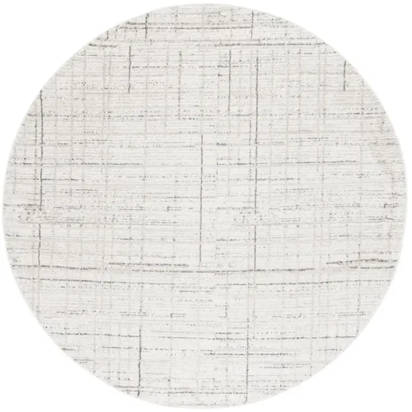 NORTHPORT 420 IVORY  6'-7' x 6'-7' Round Round Rug