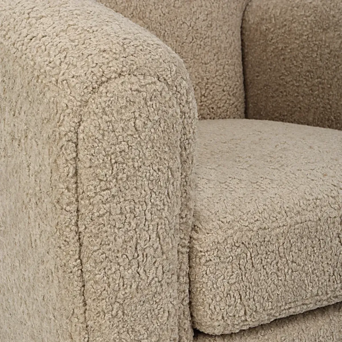 Teddy Latte Accent Chair