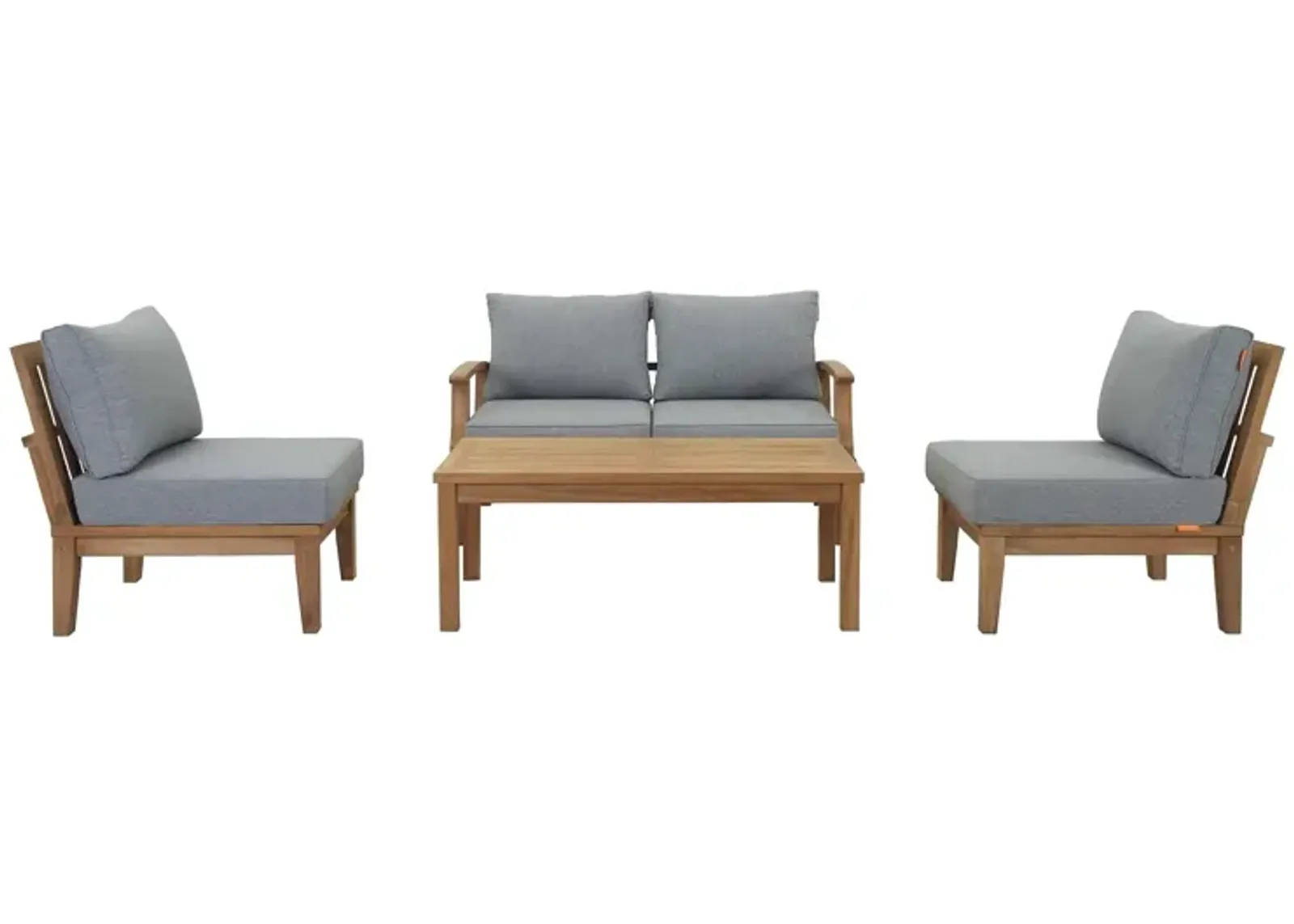 Marina 5 Piece Outdoor Patio Teak Set