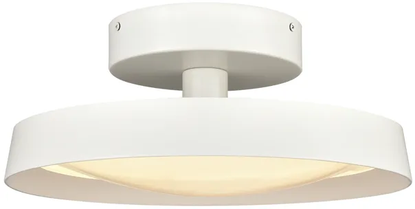 Nancy 13.75" WideLED Semi Flush Mount - Matte White