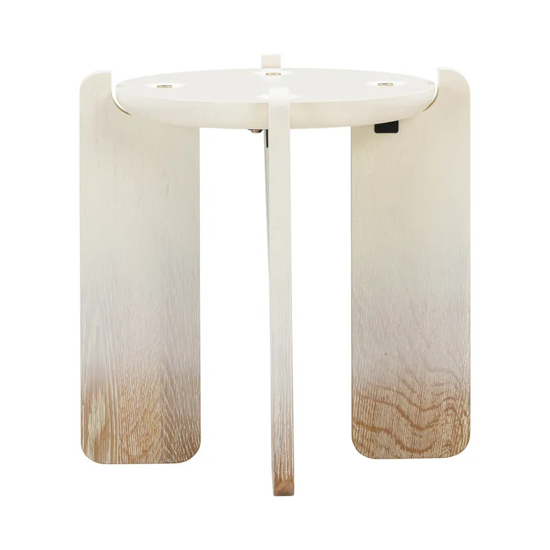 Gloria Cream Oak Side Table