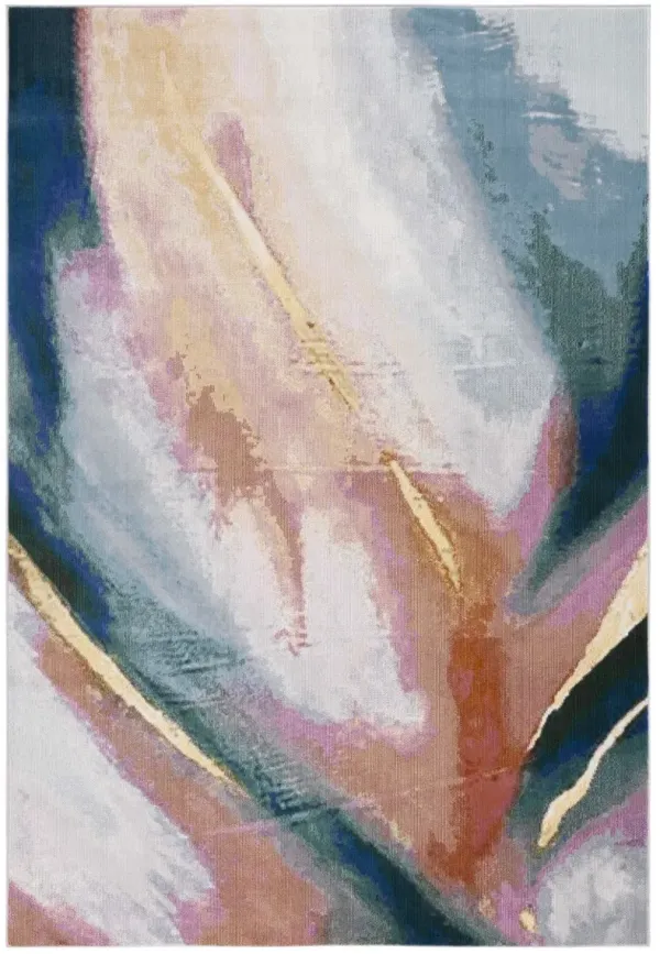 ART STUDIO 122 Beige 5'-1' X 7'-6' Medium Rectangle Rug