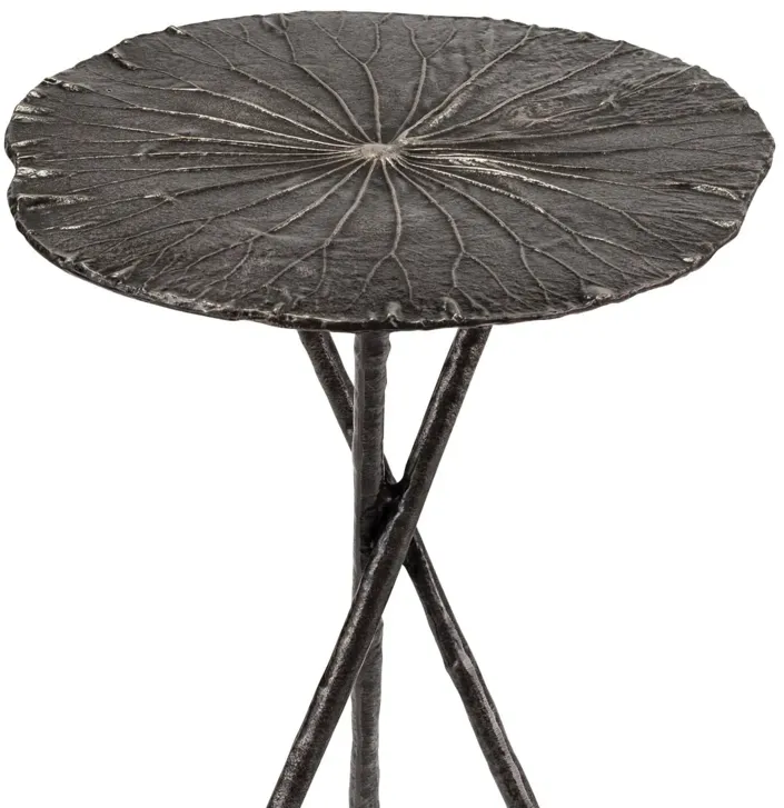 Lotus Table Small (Set of 2) Dark Nickel