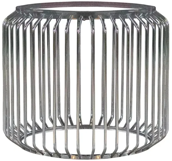 Veena Dining Table Base Chrome