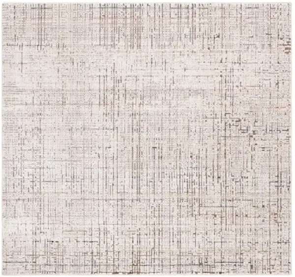 HARLOW 101 Grey  6'-3' X 6'-3' Square Square Rug