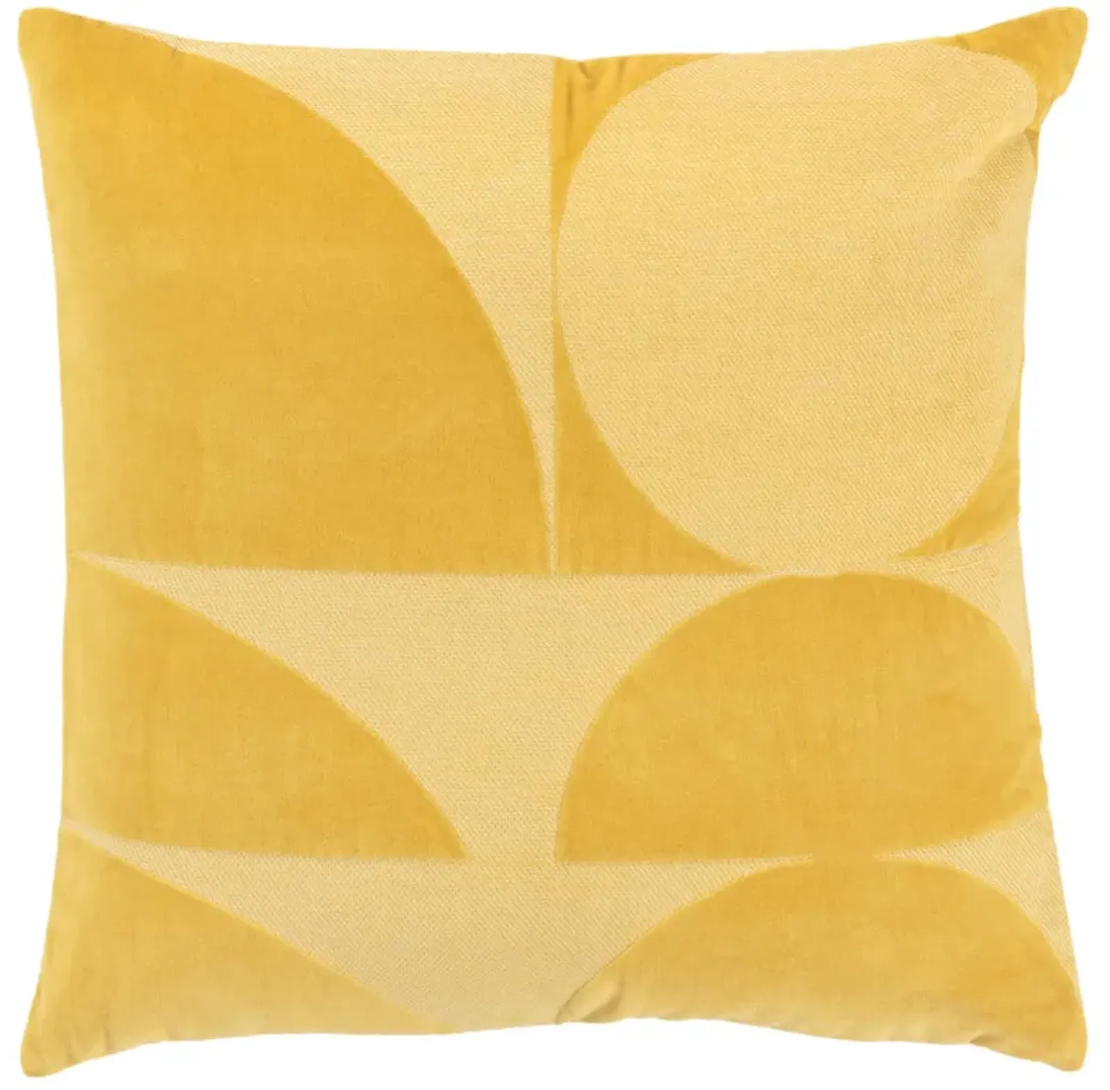 Geometric Gold Pillow