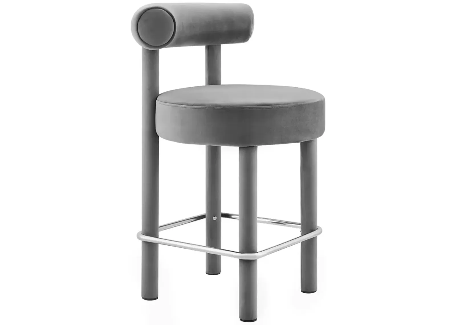 Toulouse Performance Velvet Counter Stool