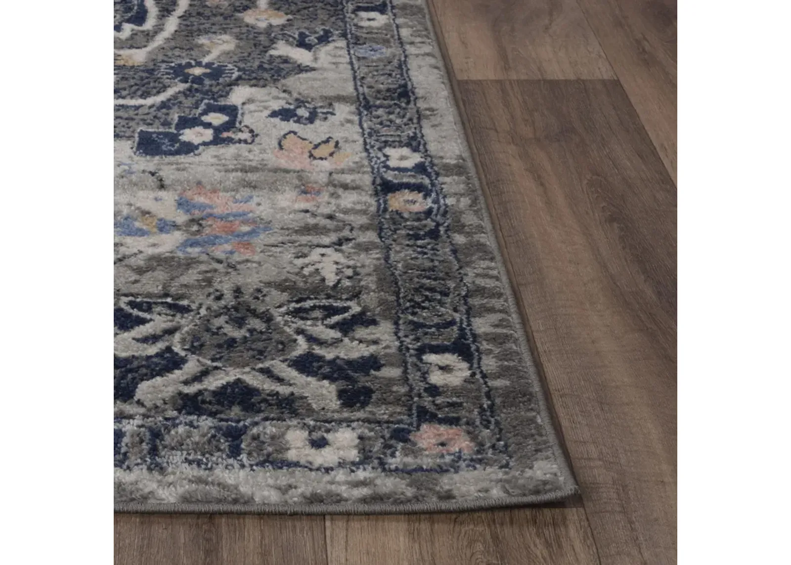 Marquise Dk.Gray  Polypropylene  2'6"x7'3" Runner Rug