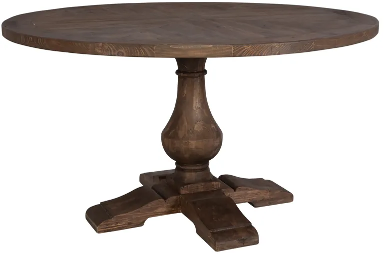 Stratford Wood Round Dining Table