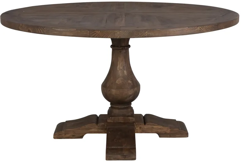 Stratford Wood Round Dining Table