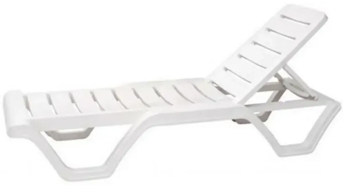 Lara 3-Piece Chaise Set-White