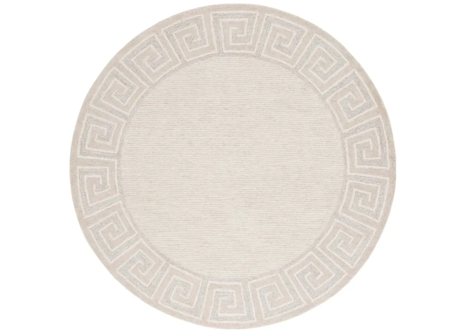 EBONY 354 BROWN  6' x 6' Round Round Rug