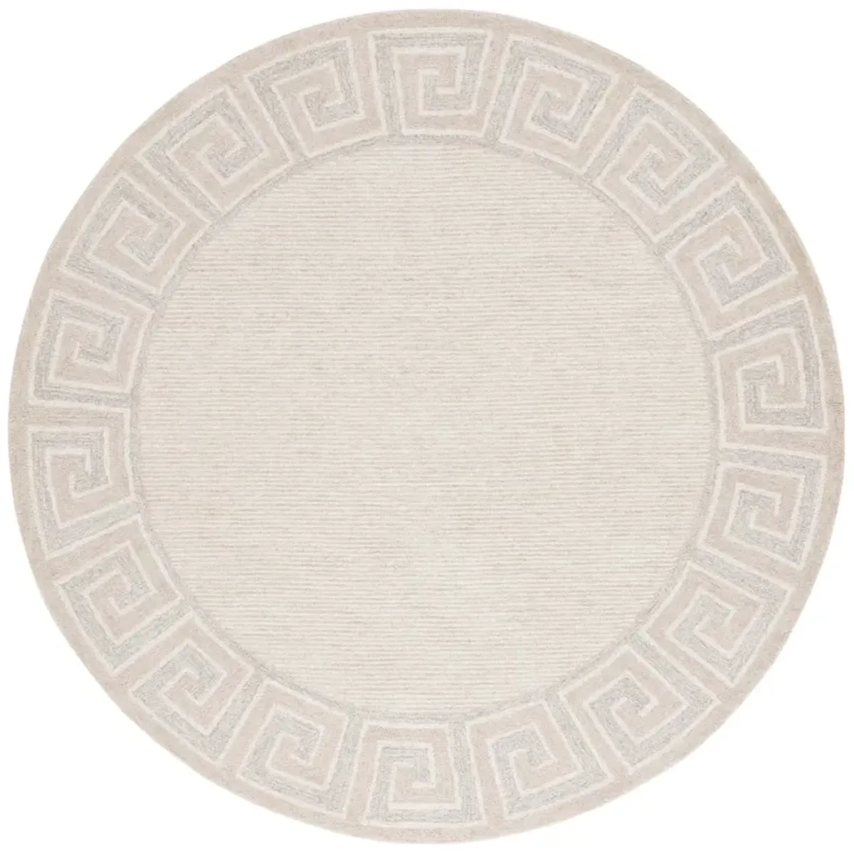 EBONY 354 BROWN  6' x 6' Round Round Rug