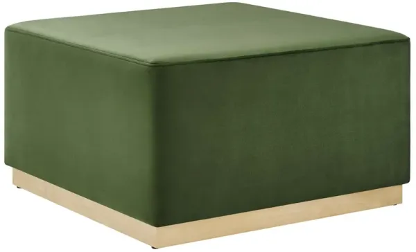 Tilden Large 28" Square Performance Velvet Upholstered Ottoman by Modway