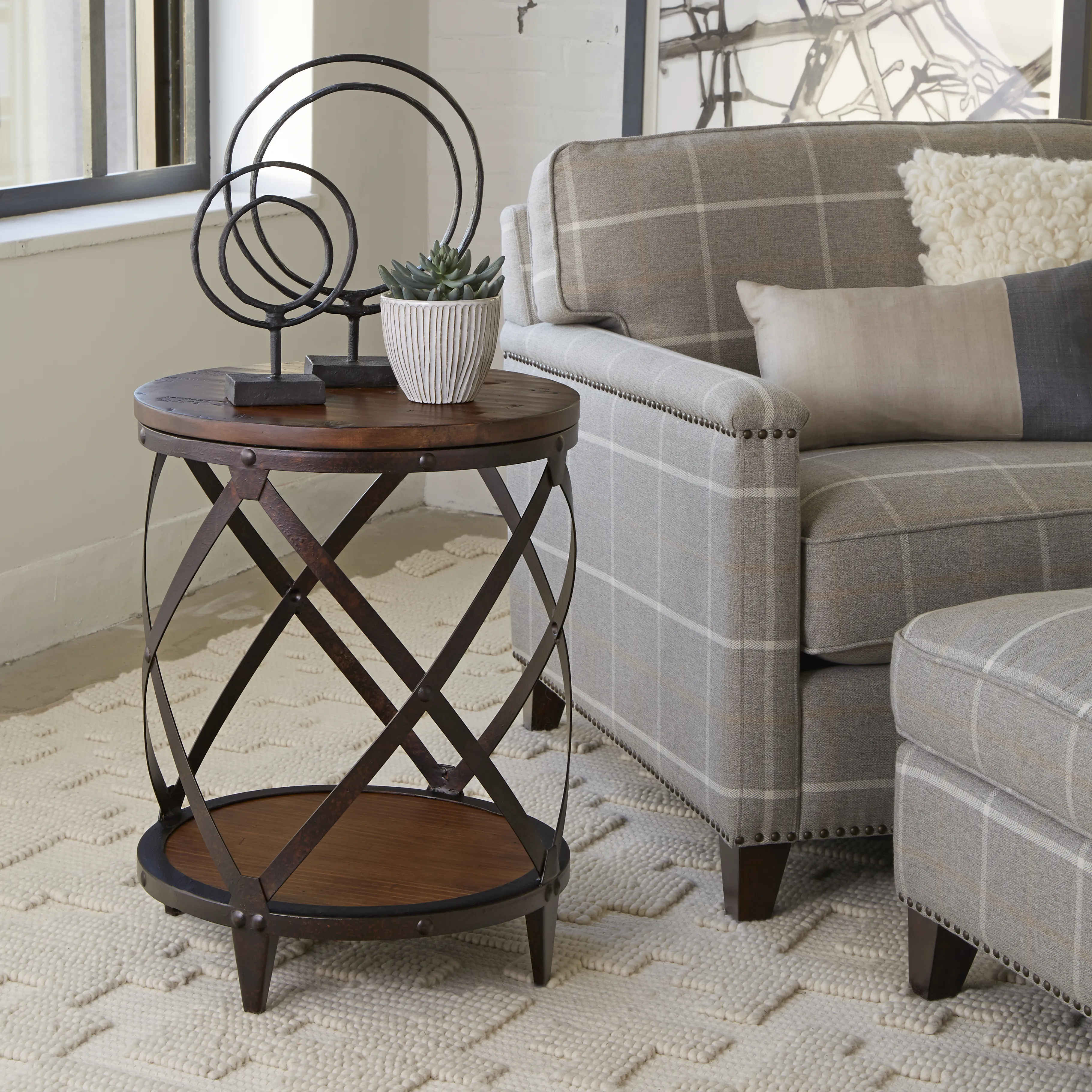 Pinebrook Round Accent Table