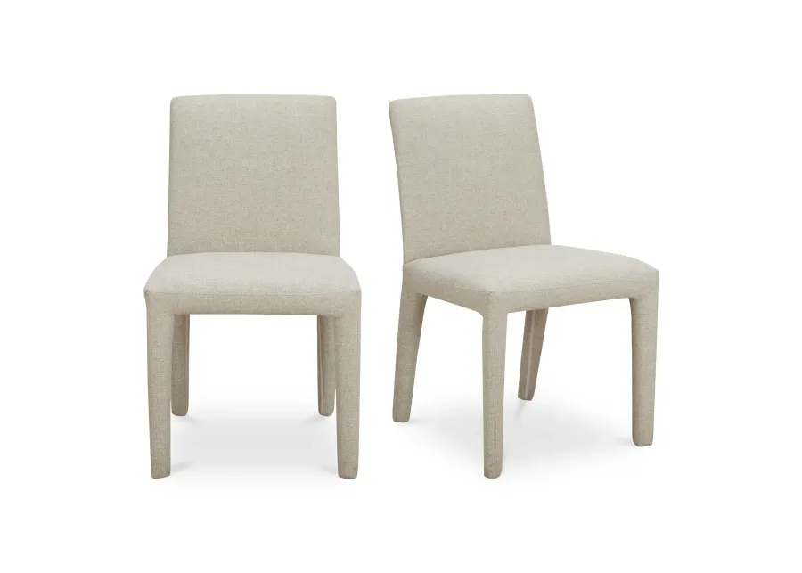 Monte Dining Chair Beige - Set Of Two