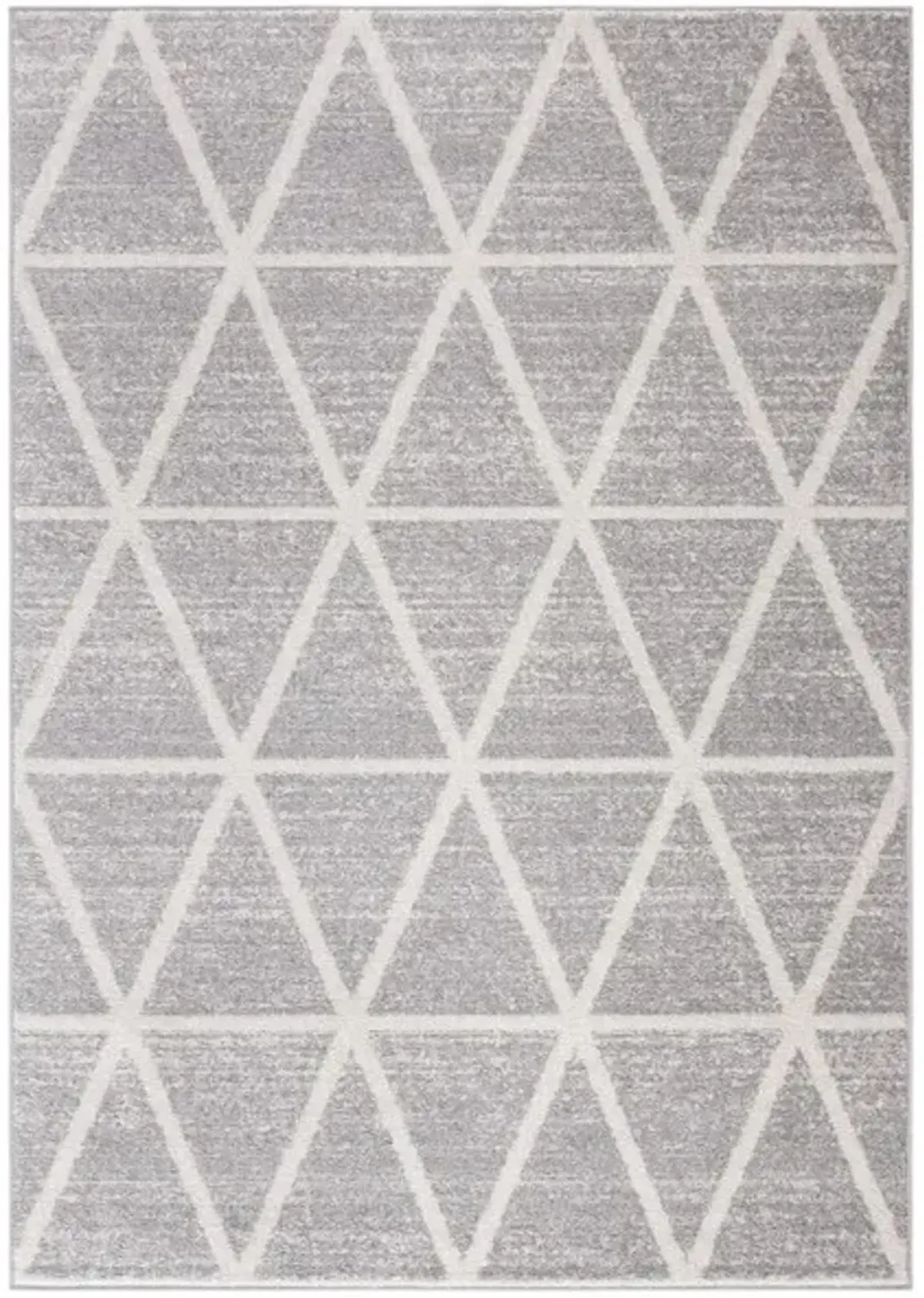 ADIRONDACK Contemporary Grey / Ivory 2'-6" X 8' Powerloomed Rug