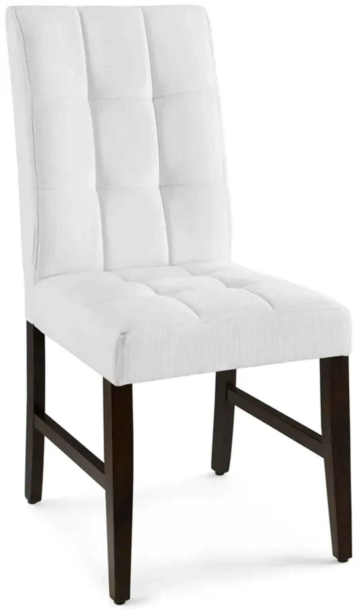 Promulgate Biscuit Tufted Upholstered Fabric Dining Chair Set of 2