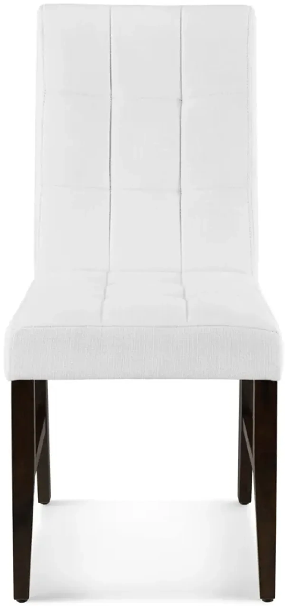 Promulgate Biscuit Tufted Upholstered Fabric Dining Chair Set of 2