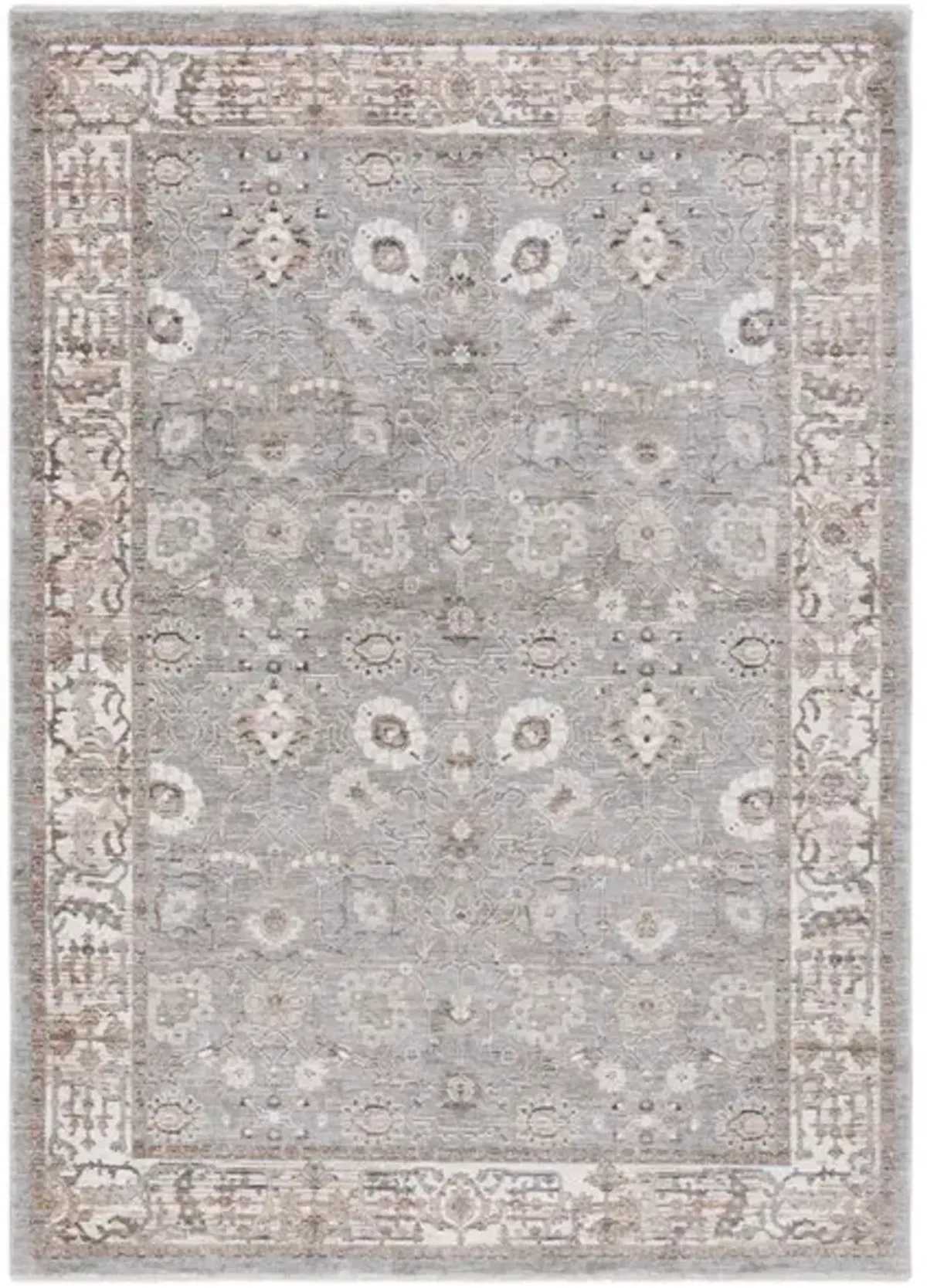 HARLOW 104 Grey  8' X 10' Large Rectangle Rug