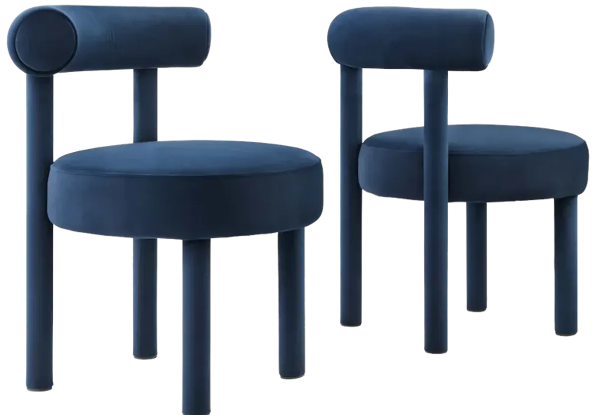 Toulouse Performance Velvet Dining Chair - Set of 2