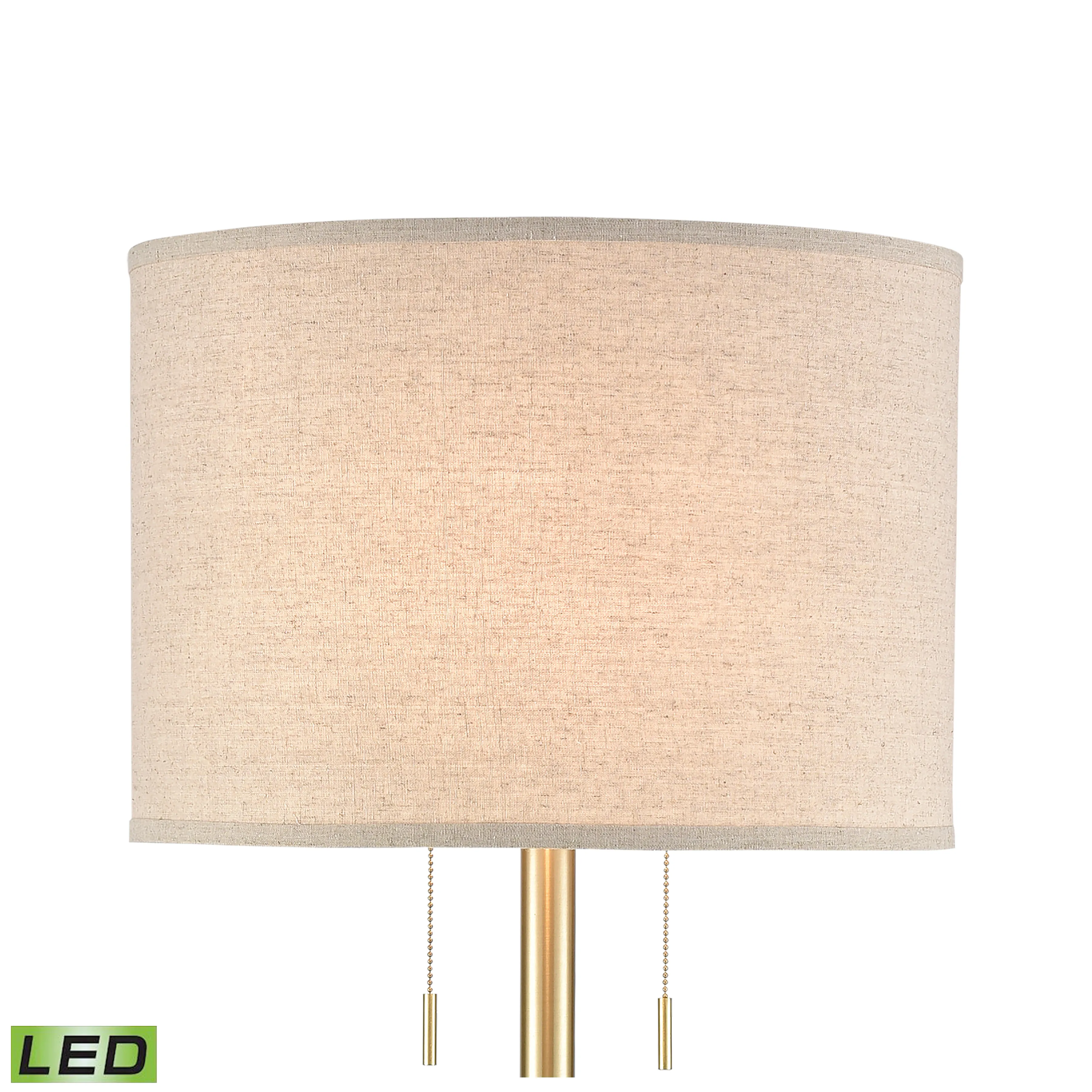 Below the Surface 63'' High 2-Light Floor Lamp - Polished Concrete - Includes LED Bulbs