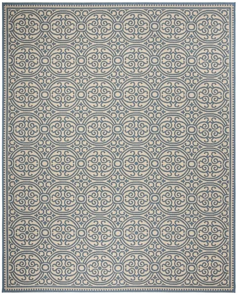 LINDEN 134 Collection LND134M-9 Blue / Creme 9' X 12'