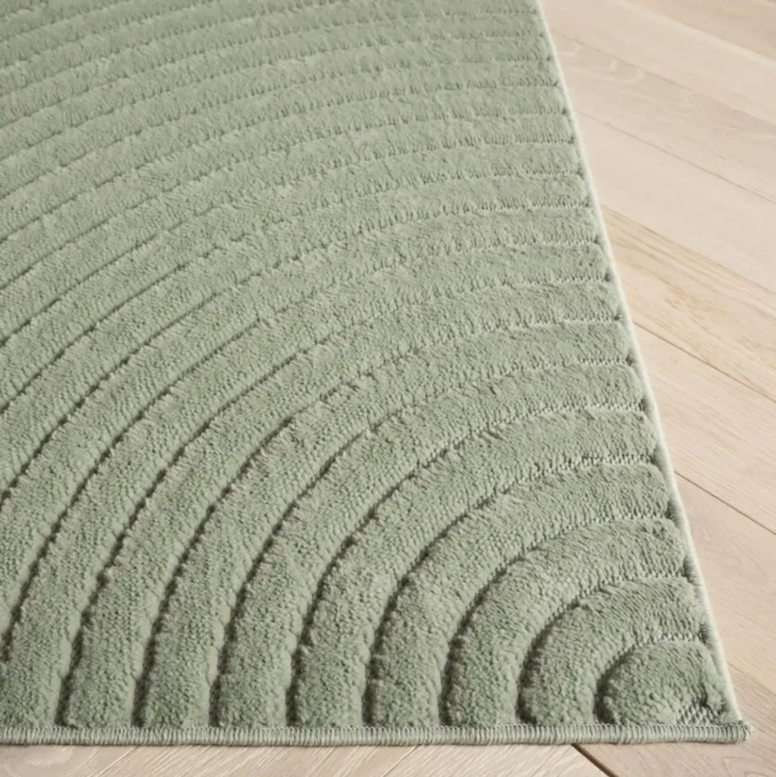 SELENA 664 GREEN 6'-7' x 6'-7' Square Square Rug