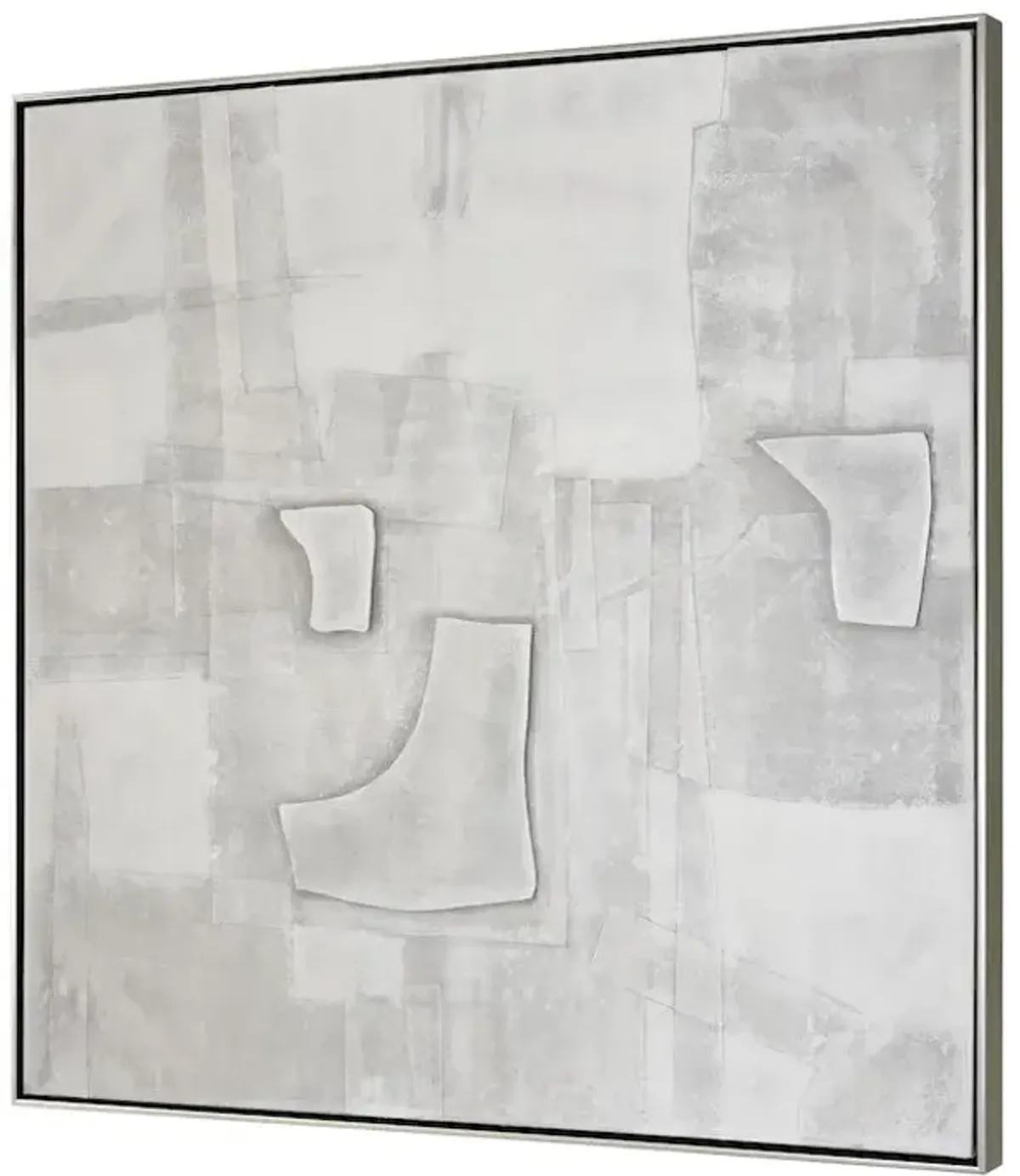 Whiten I Abstract Wall Art