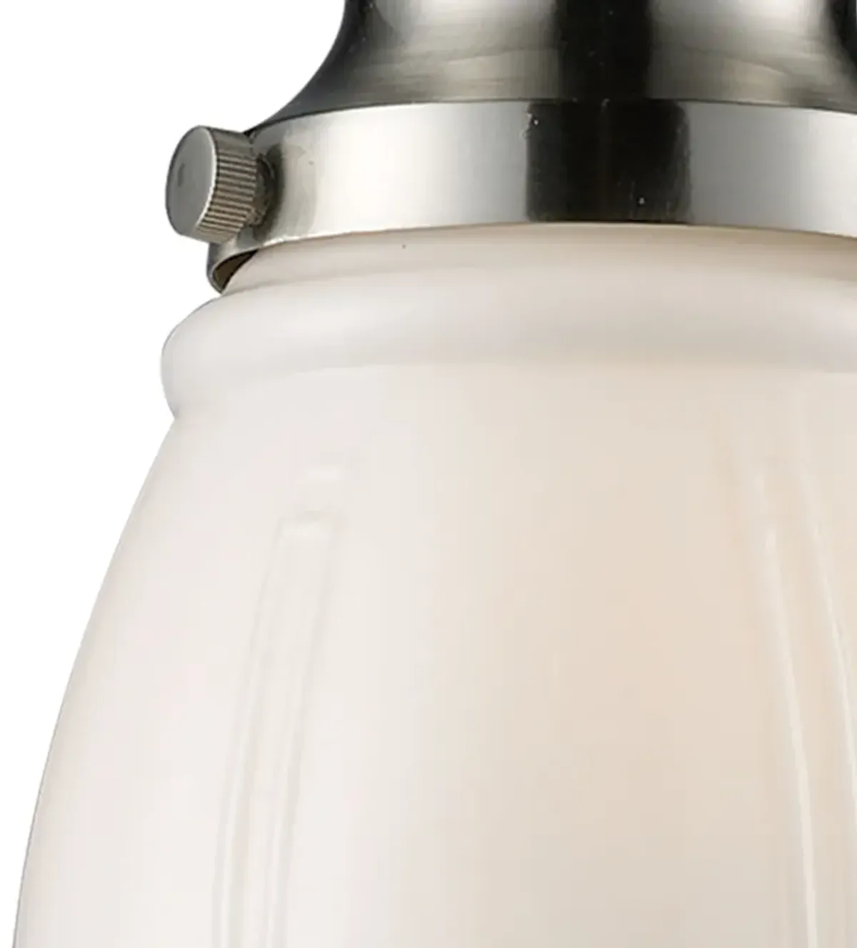 Schoolhouse 8" Wide 1-Light Mini Pendant - Satin Nickel