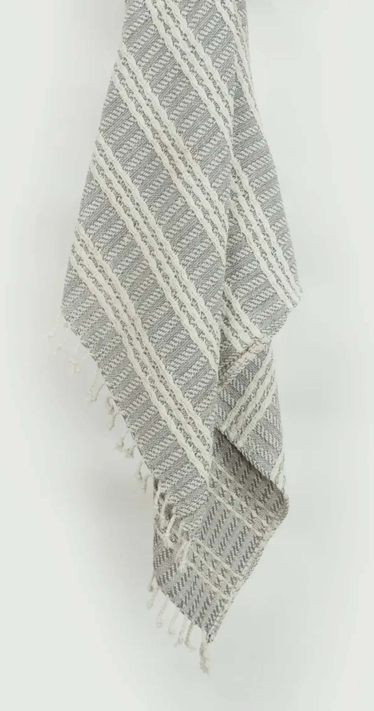 Stripe Charcoal Throw