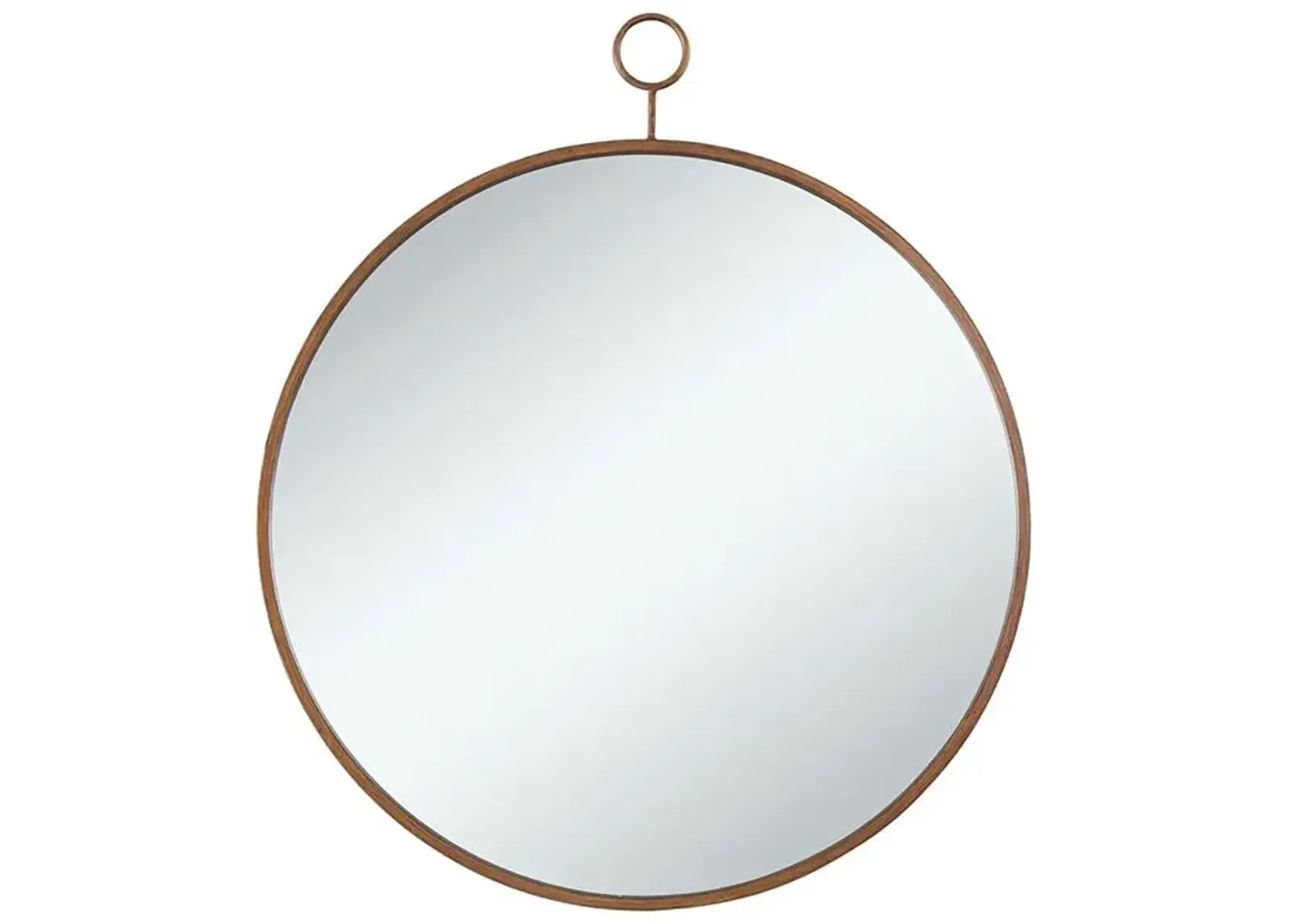 Alec round Mirror Gold