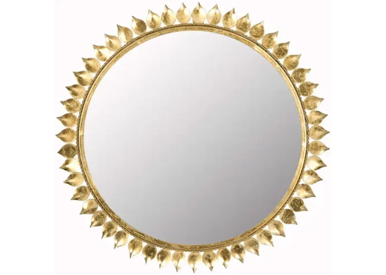 Leaf Crown Sunburst Mirror