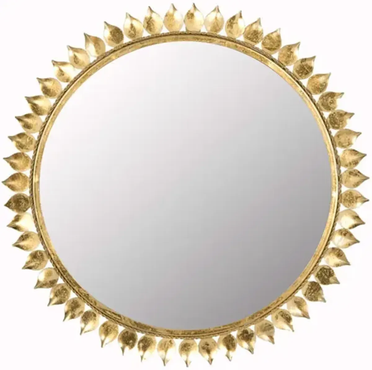 Leaf Crown Sunburst Mirror