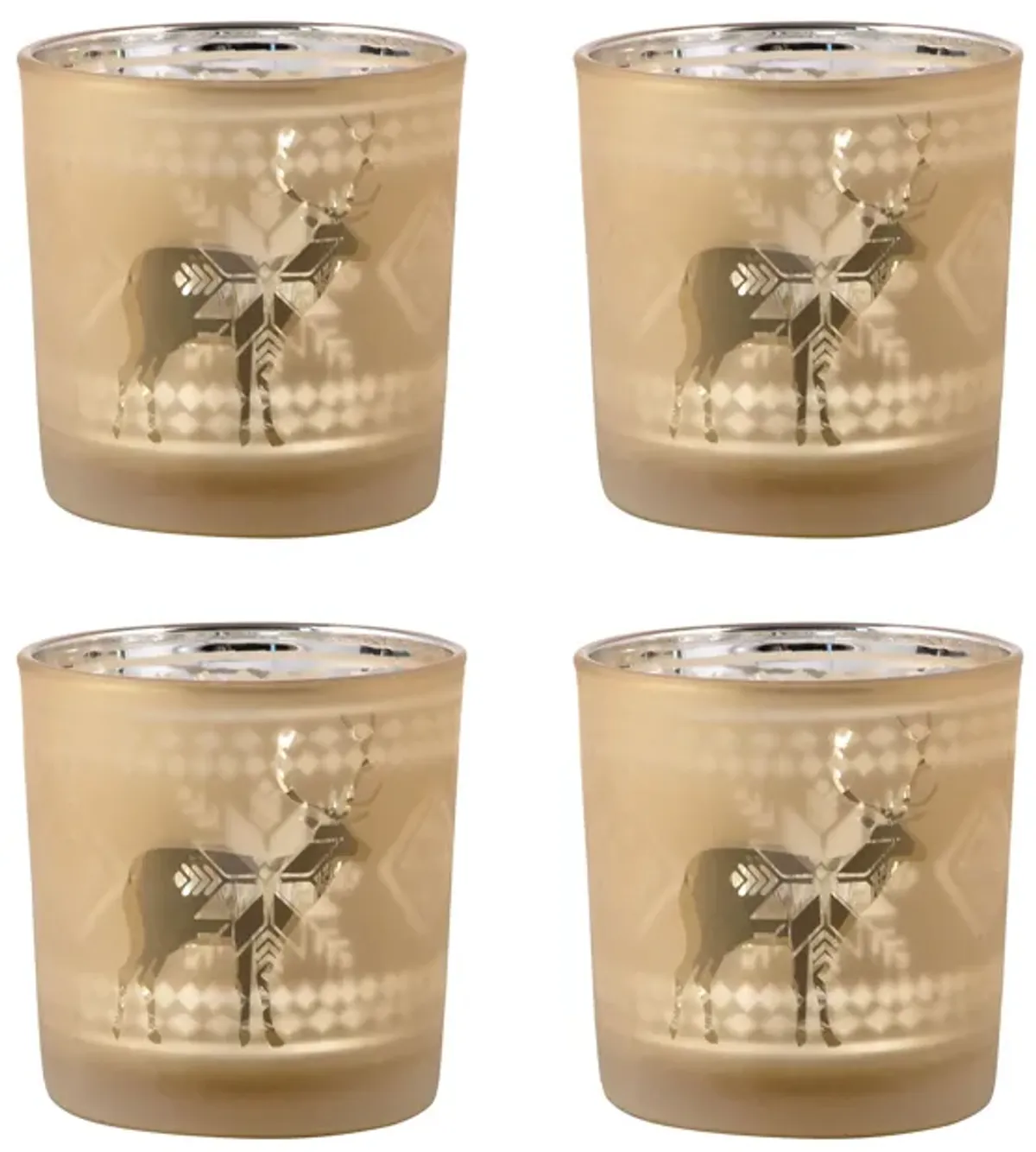 Reindeer Votives Holders (Set of 2)