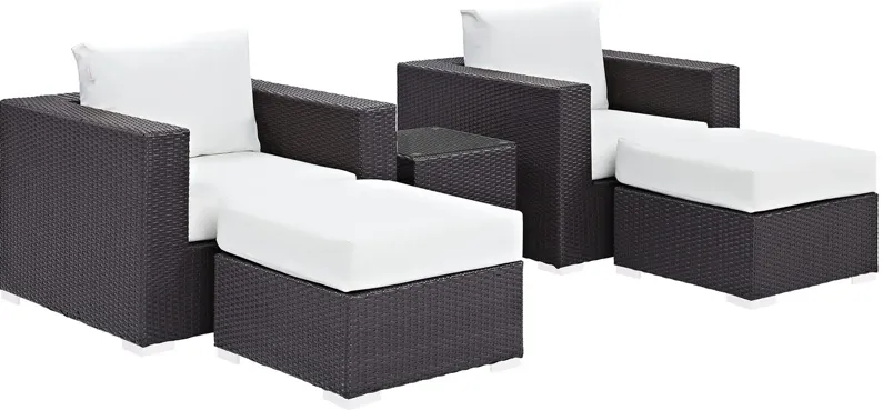 Convene 5-Piece Outdoor Armchair Set