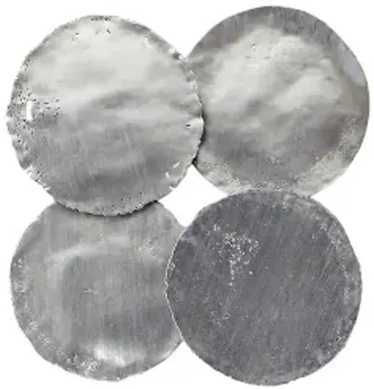 Cast Oil Drum Wall Discs - Set of 4