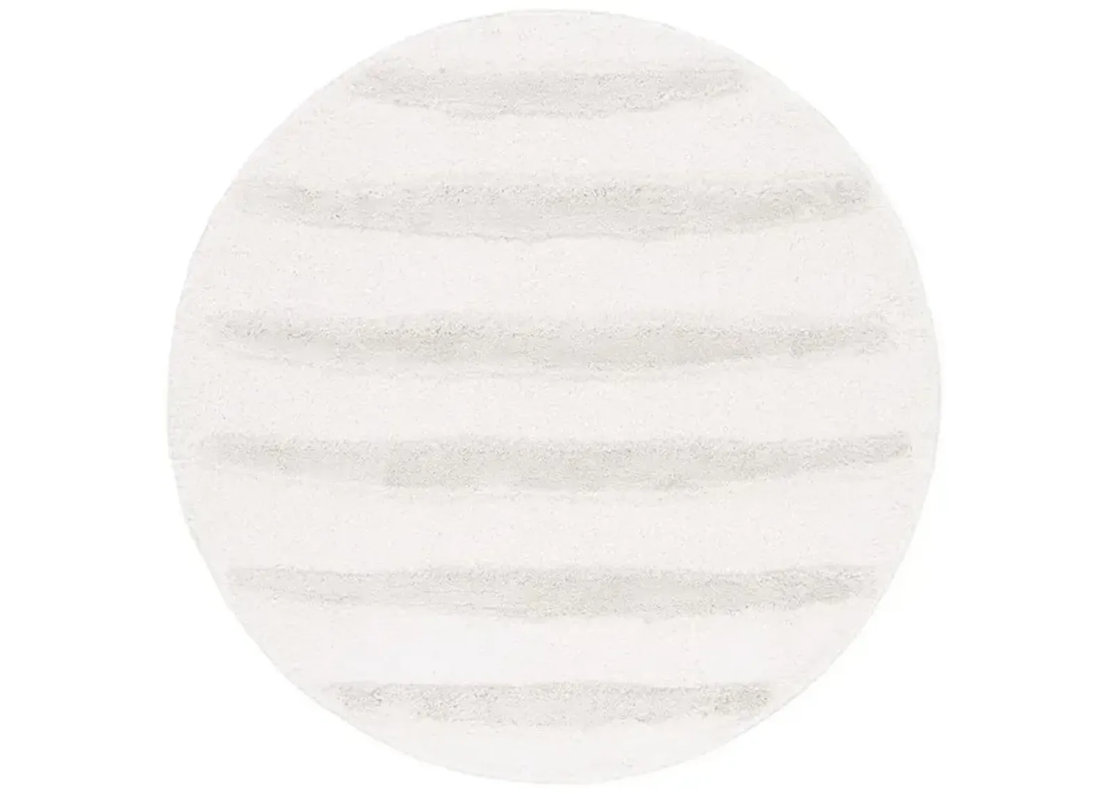 HI-LO SHAG 202 Beige 6'-7' X 6'-7' Round Round Rug