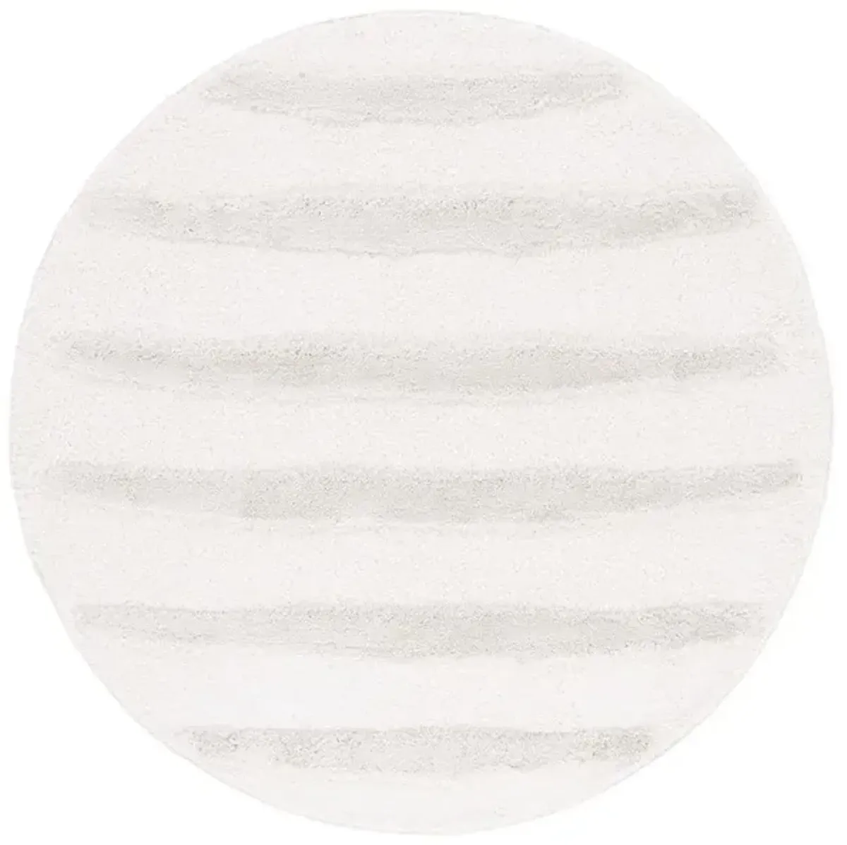 HI-LO SHAG 202 Beige 6'-7' X 6'-7' Round Round Rug