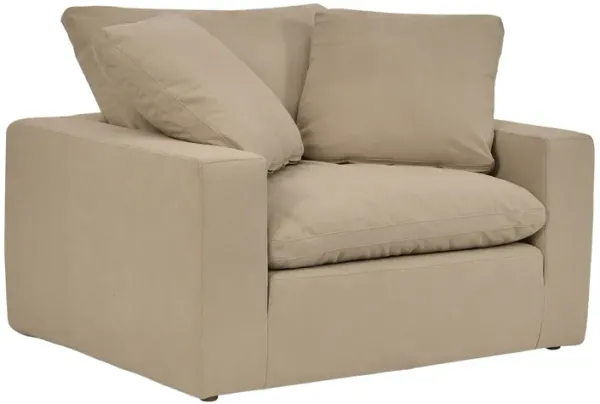 Liberty 51.5" Upholstered Chair And A Half In Sahara Brown