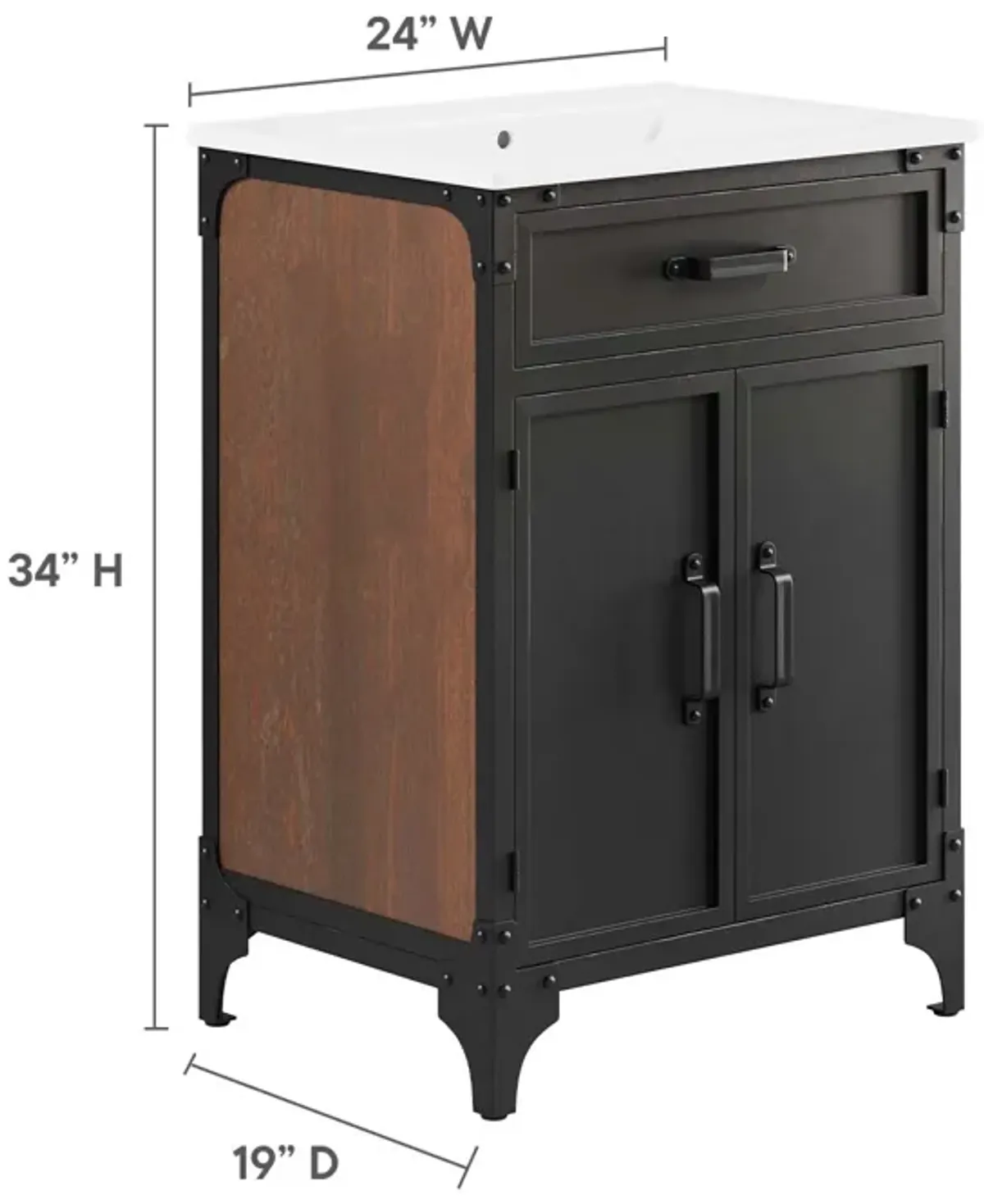 Steamforge 24" Bathroom Vanity