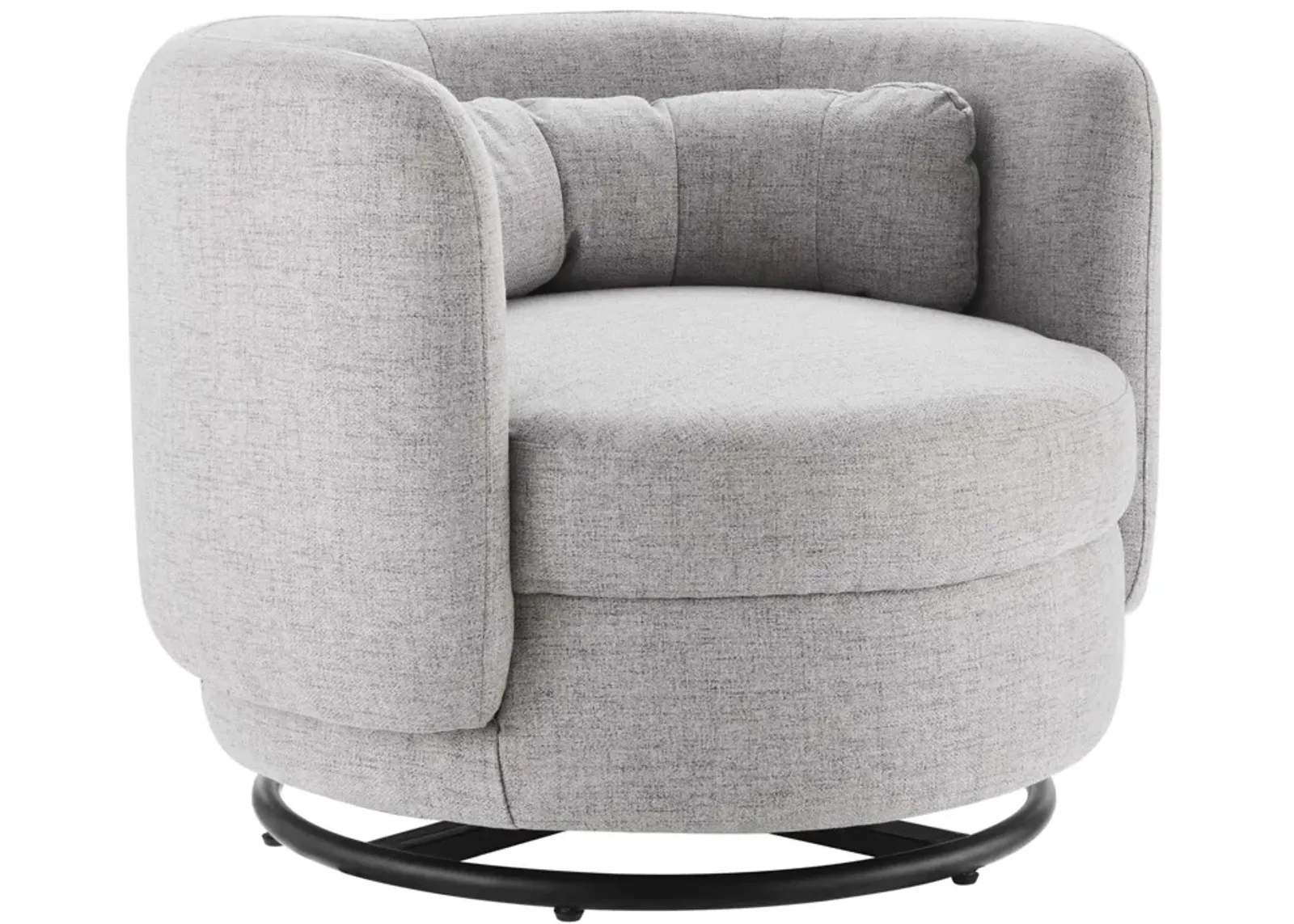 Relish Fabric Upholstered Upholstered Fabric Swivel Chair