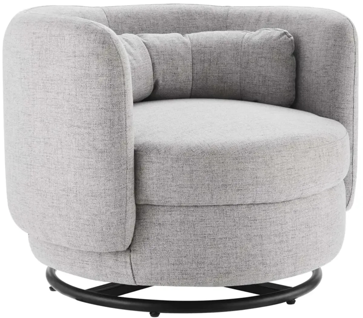 Relish Fabric Upholstered Upholstered Fabric Swivel Chair