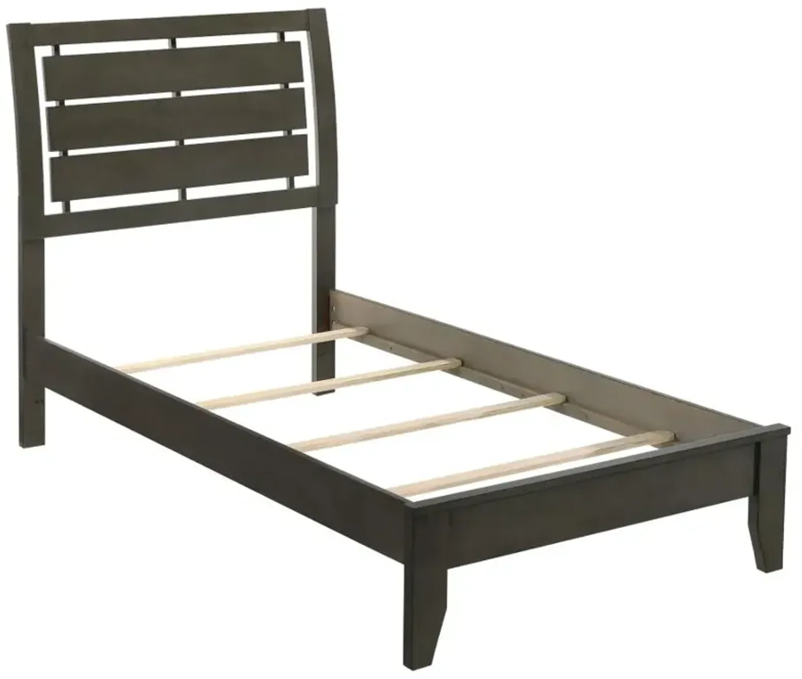 Serenity Twin Panel Bed Mod Grey