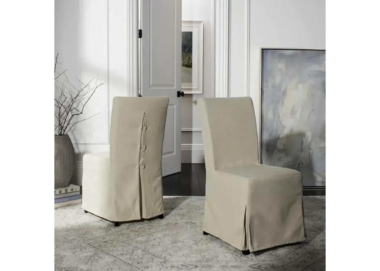 SUZIE 18''H SLIPCOVER (SET OF 2) 