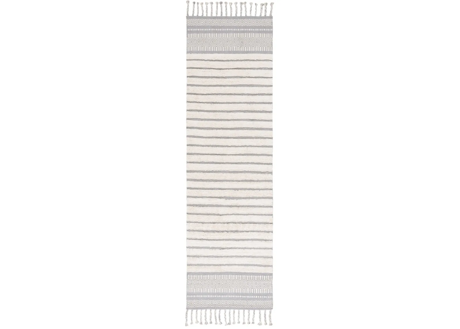 KILIM COLLECTION 401 SILVER  2'-3' x 8' Runner Rug