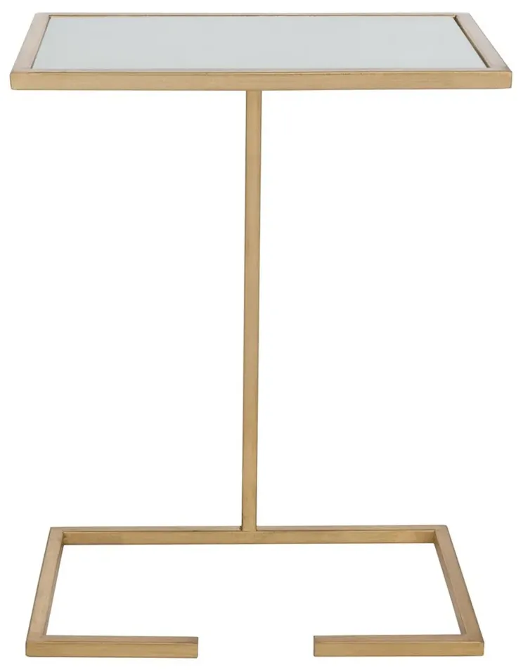 NEIL GOLD LEAF ACCENT TABLE