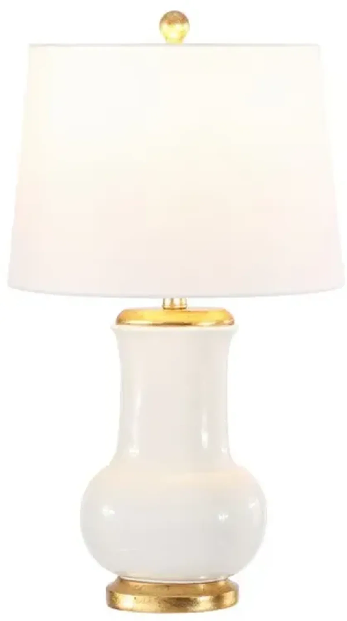 EMBERSON, 25 INCH, IVORY/GOLD, CERAMIC TABLE LAMP