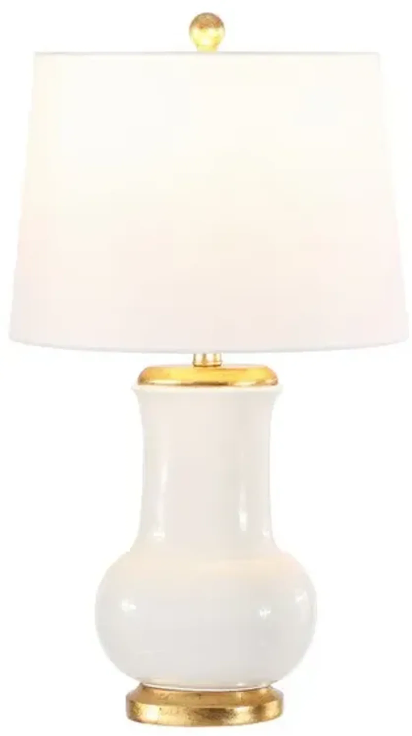 EMBERSON, 25 INCH, IVORY/GOLD, CERAMIC TABLE LAMP